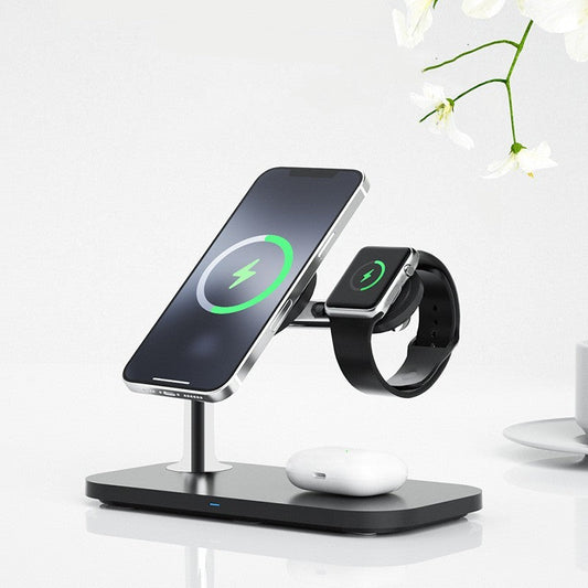 3 - in - 1 Wireless Magnetic Charging Hub - TrendStorm Haven