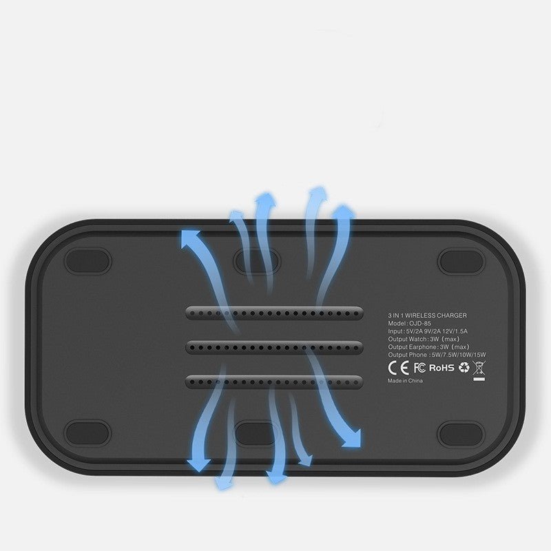 3 - in - 1 Wireless Magnetic Charging Hub - TrendStorm Haven