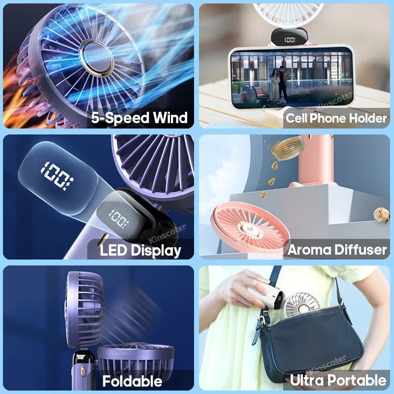 BreezeBuddy 5 - Speed Fan - TrendStorm Haven