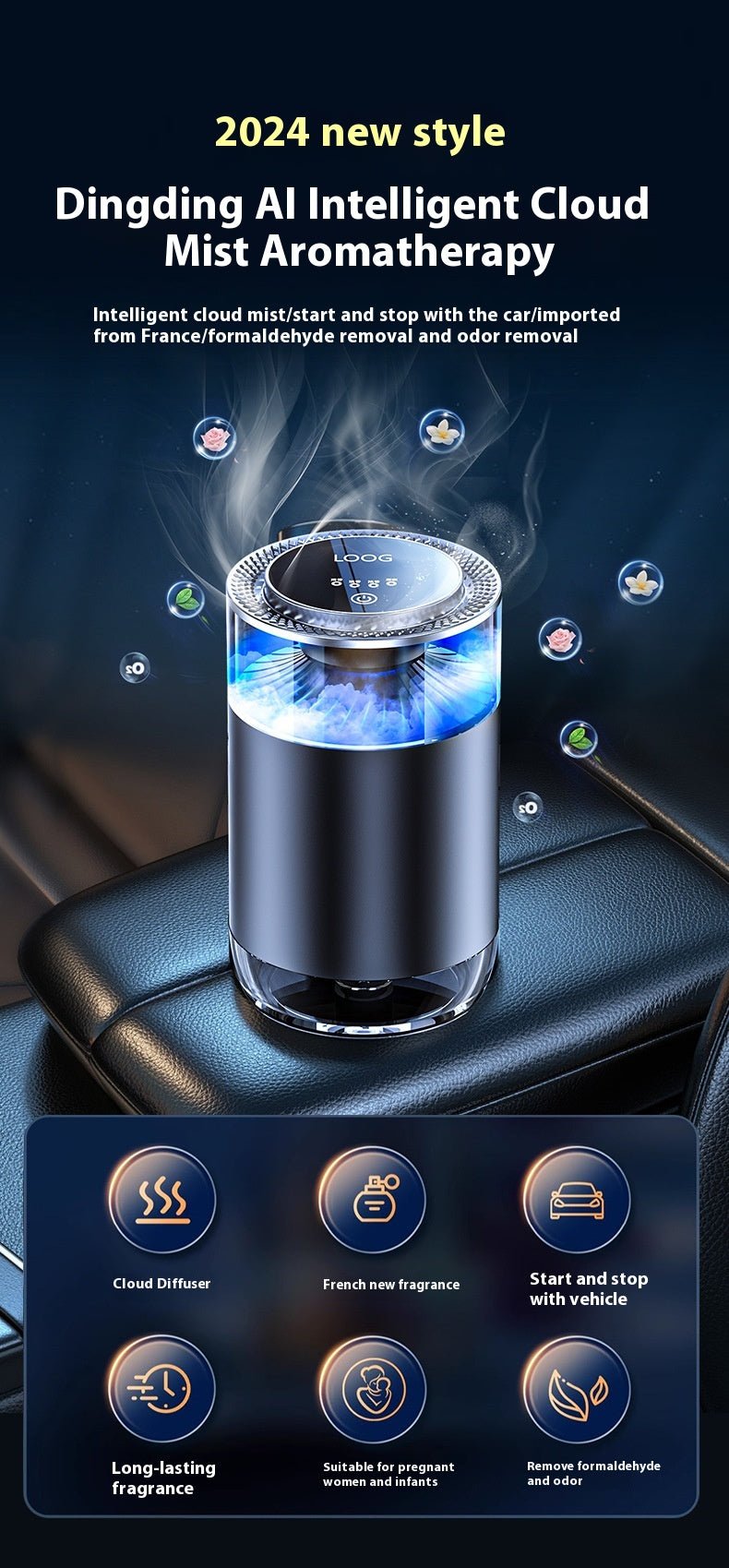 LOOG AromaDrive Diffuser - TrendStorm Haven